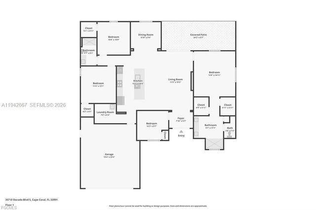 357 EL DORADO BLVD S, Other City - In The State Of Florida, FL 33991