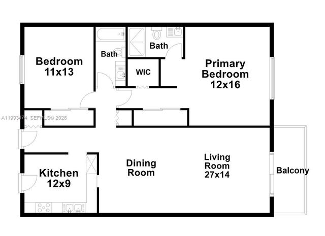 100 Edgewater Dr 207, Coral Gables, FL 33133