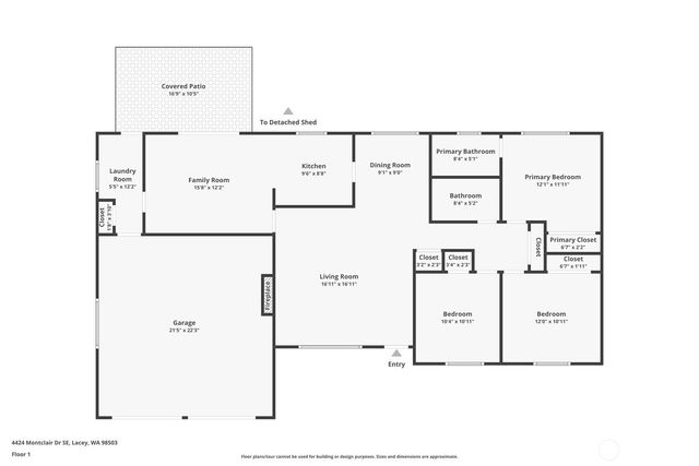 4424 Montclair Drive SE, Lacey, WA 98503