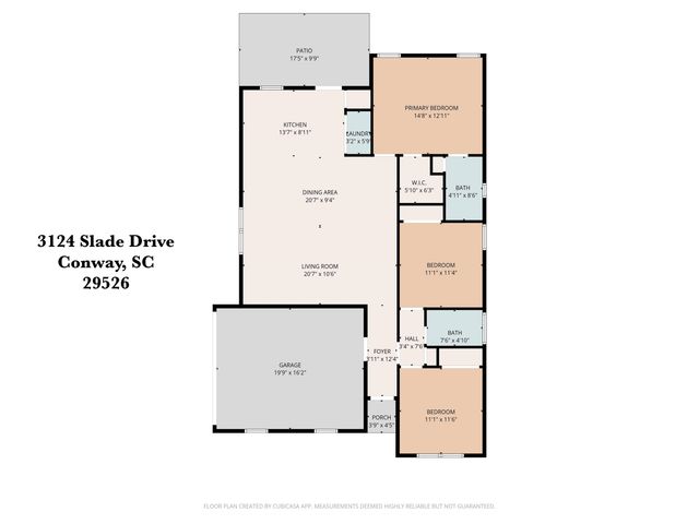 3124 Slade Dr., Conway, SC 29526