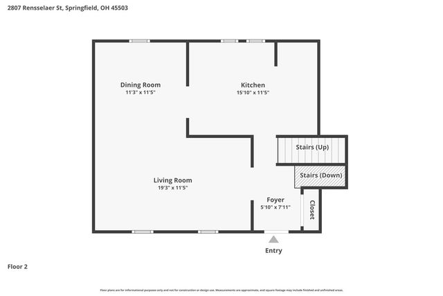 2807 Rensselaer Street, Springfield, OH 45503