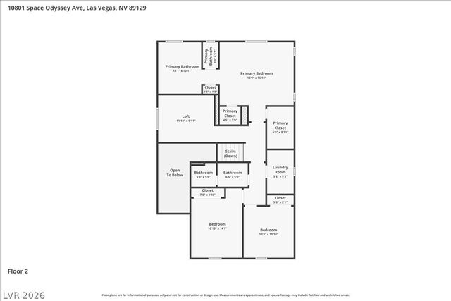 10801 Space Odyssey Avenue, Las Vegas, NV 89129