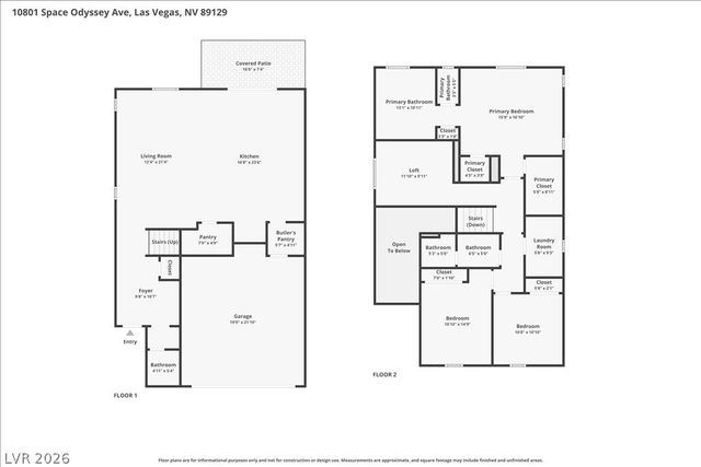 10801 Space Odyssey Avenue, Las Vegas, NV 89129