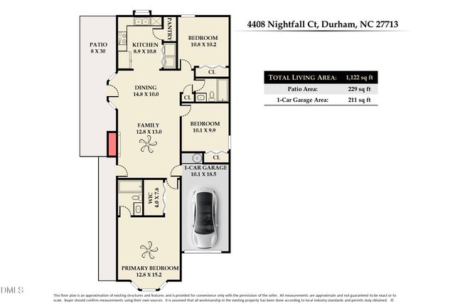 4408 Nightfall Court, Durham, NC 27713