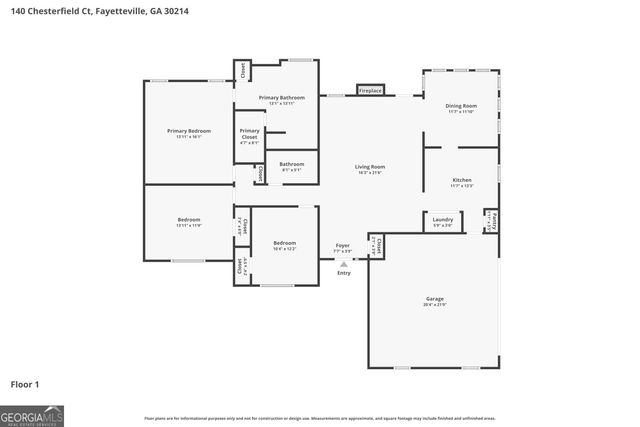 140 Chesterfield Court, Fayetteville, GA 30214