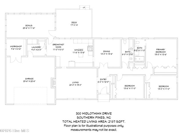 300 Midlothian Drive, Southern Pines, NC 28387