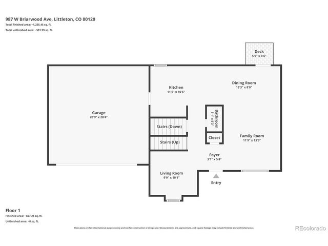 987 W Briarwood Ave, Littleton, CO 80120