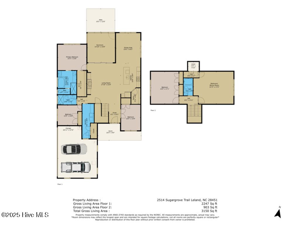 2514 Sugargrove Trail NE, Leland, NC 28451