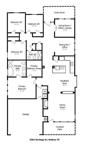 3303 Heritage Drive, Melissa, TX 75454