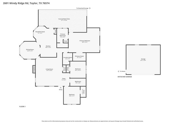 2601 Windy Ridge RD, Taylor, TX 76574
