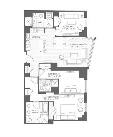 580 Washington St PH5, Boston, MA 02111