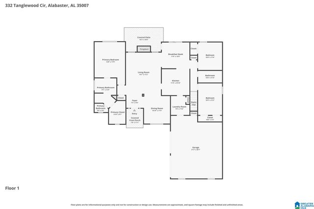 332 TANGLEWOOD CIRCLE, Alabaster, AL 35007