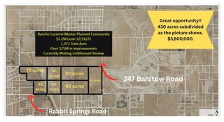 0 Rabbit Springs Road, Lucerne Valley, CA 92356