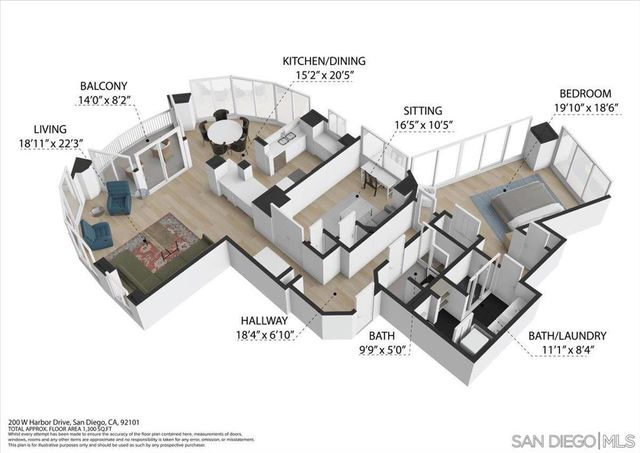 200 Harbor Drive 2602, San Diego, CA 92101