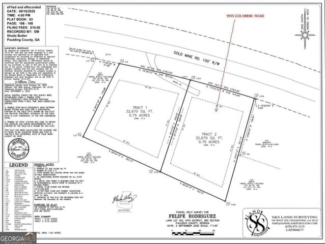 1955 GOLDMINE Road, Dallas, GA 30157