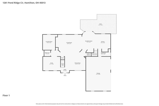 1261 Pond Ridge Circle, Ross Twp, OH 45013