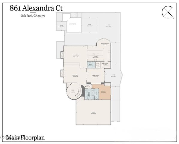 861 Alexandra Court, Oak Park, CA 91377