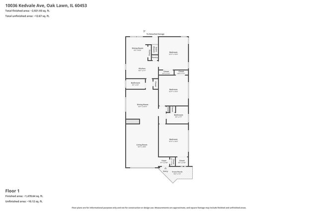 10036 Kedvale Avenue, Oak Lawn, IL 60453