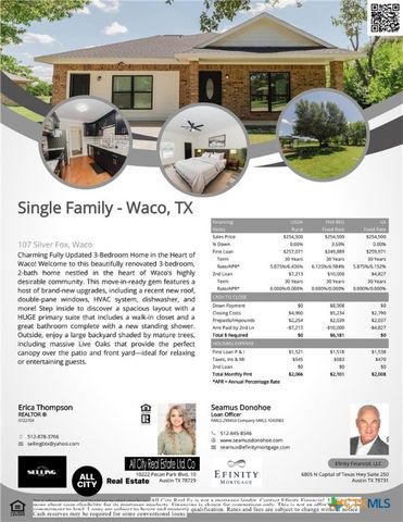 107 Silver Fox, Waco, TX 76705