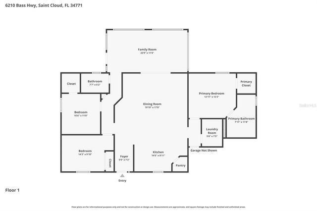 6210 BASS HIGHWAY, St Cloud, FL 34771