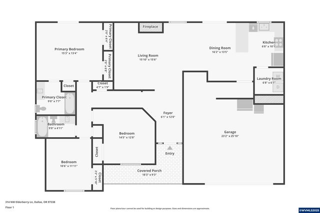 314 NW Elderberry Ln, Dallas, OR 97338