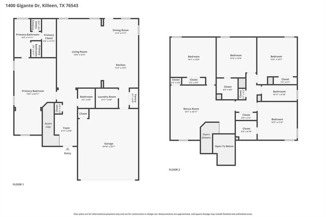 1400 Gigante DR, Killeen, TX 76543