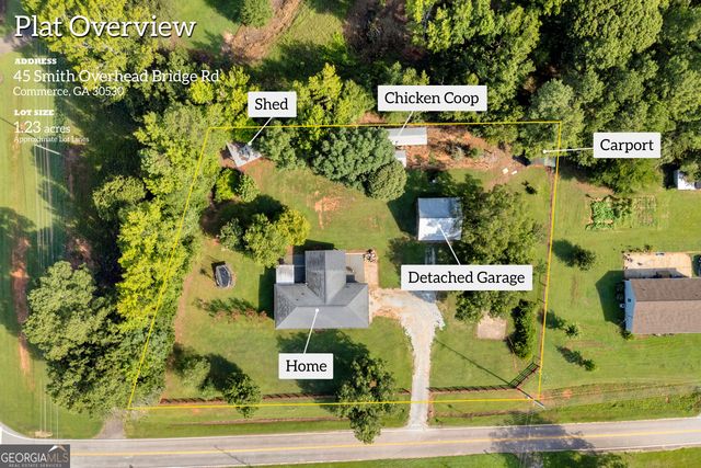 45 Smith Overhead Bridge Road, Commerce, GA 30530