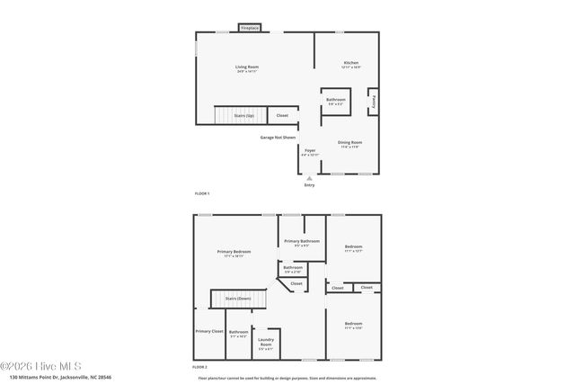 130 Mittams Point Drive, Jacksonville, NC 28546