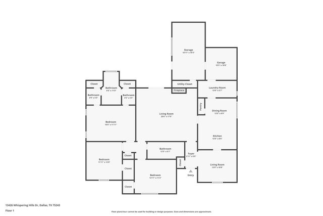 13426 Whispering Hills Drive, Dallas, TX 75243