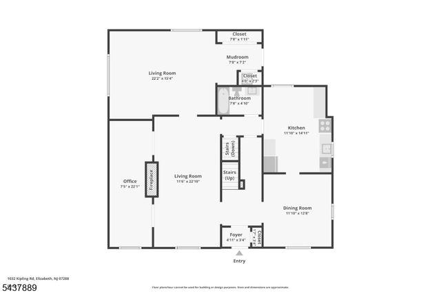 1032 Kipling Rd, Elizabeth City, NJ 07208
