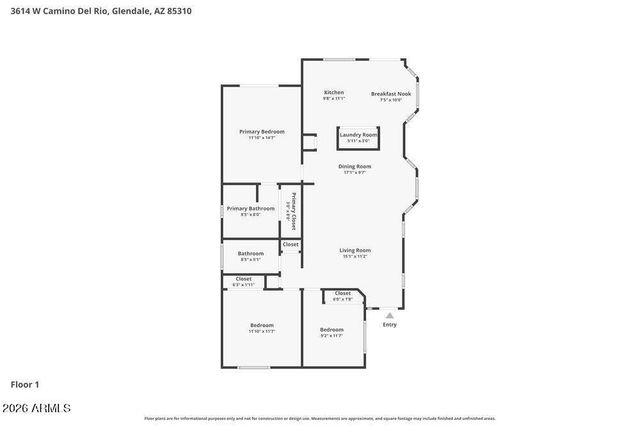 3614 W Camino Del Rio, Glendale, AZ 85310