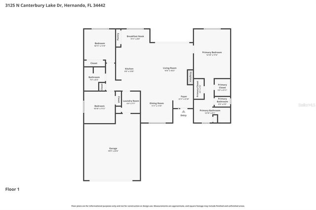 3125 N CANTERBURY LAKE DRIVE, Hernando, FL 34442