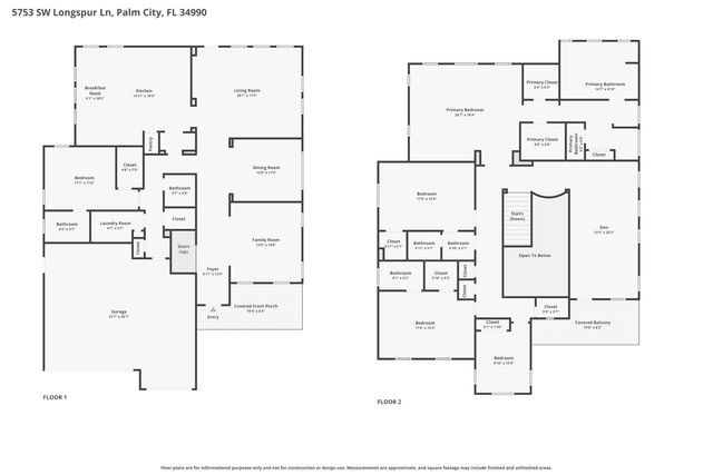 5753 SW LONGSPUR Lane, Palm City, FL 34990