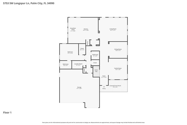 5753 SW LONGSPUR Lane, Palm City, FL 34990