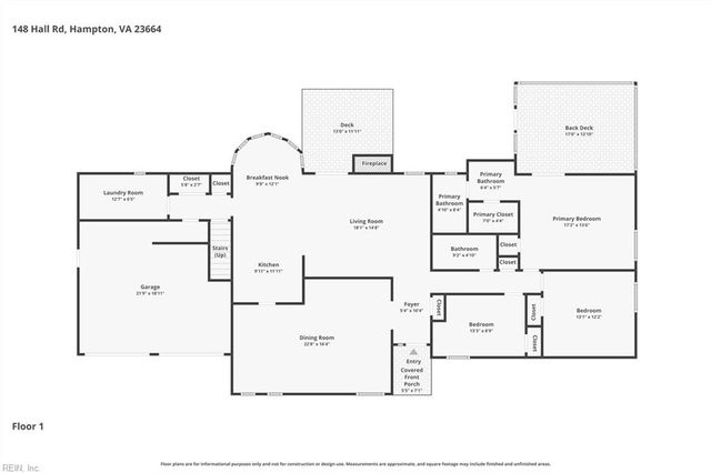 148 Hall RD, Hampton, VA 23664
