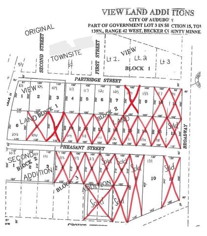Lt2blk1 Partridge Street, Audubon, MN 56511