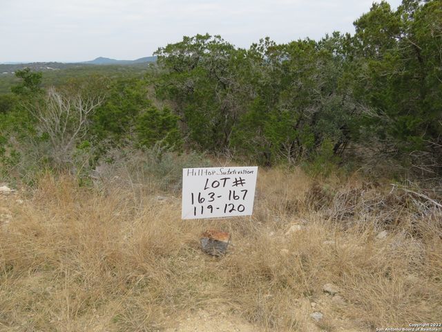 LOT 163-167 & HILLTOP CIRCLE, Lakehills, TX 78063