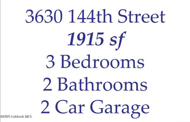 3630 144th Street, Lubbock, TX 79423