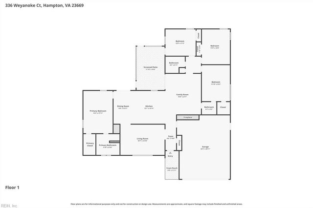 336 Weyanoke CT, Hampton, VA 23669