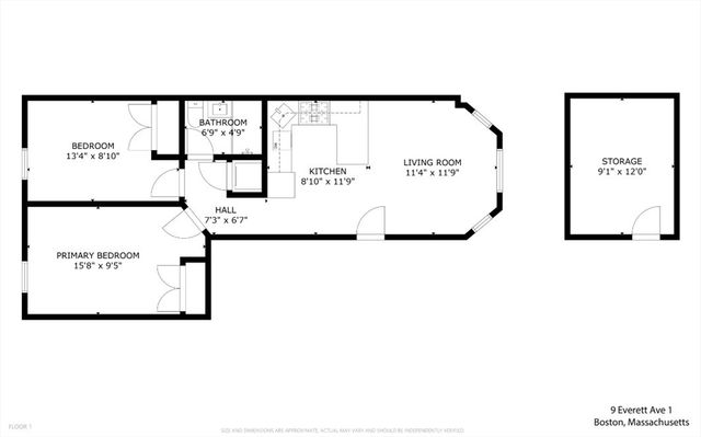 9 Everett Ave 1, Boston, MA 02125