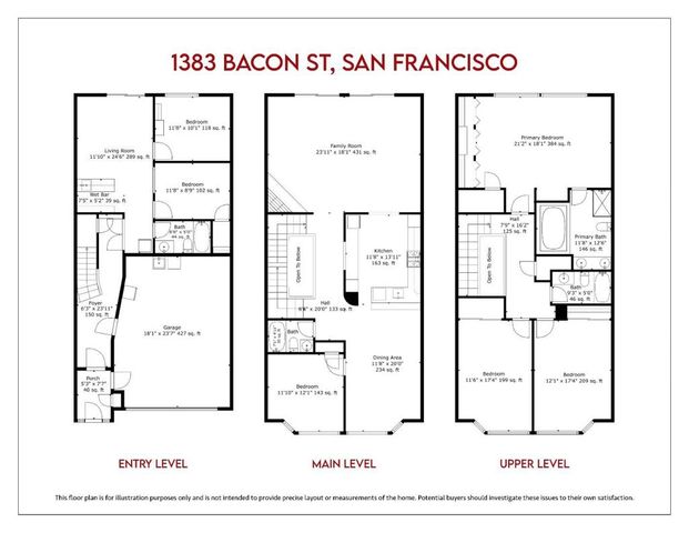 1383 Bacon Street, San Francisco, CA 94134