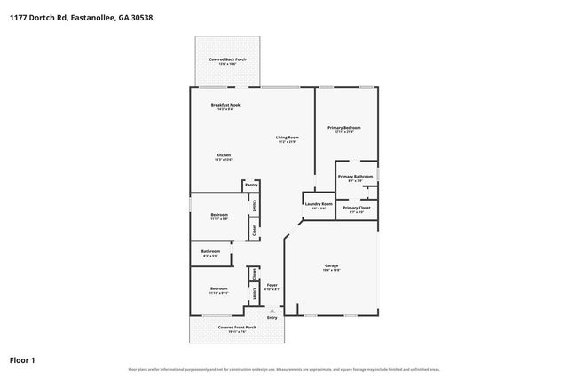 1177 Dortch Road, Eastanollee, GA 30538