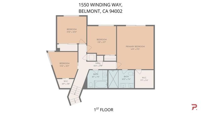 1550 Winding Way, Belmont, CA 94002