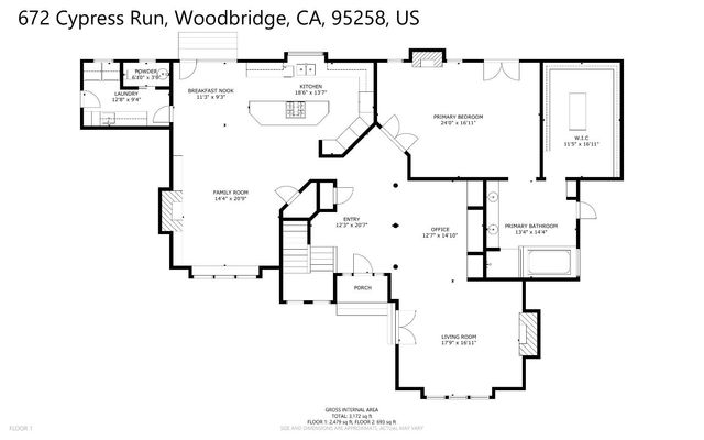672 Cypress Run, Woodbridge, CA 95258