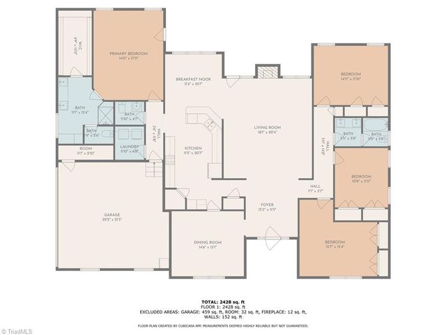 904 Troublesome Creek Drive, Greensboro, NC 27455