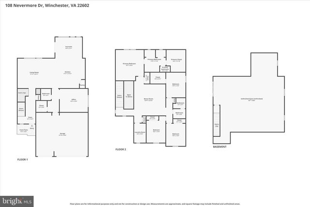 108 NEVERMORE DR, Winchester, VA 22602