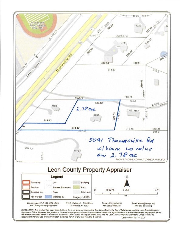 7091 THOMASVILLE Road, Tallahassee, FL 32312