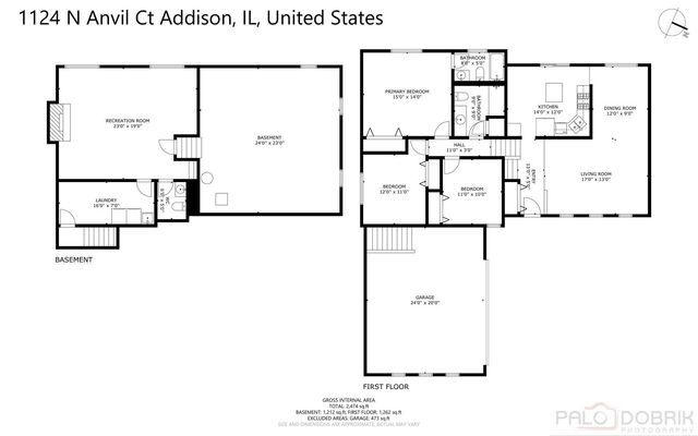 1124 N Anvil Court, Addison, IL 60101