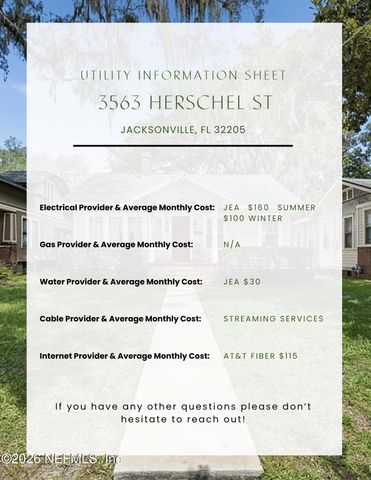 3563 HERSCHEL Street, Jacksonville, FL 32205