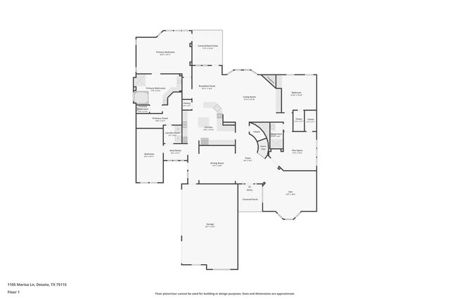 1105 Marisa Lane, Desoto, TX 75115